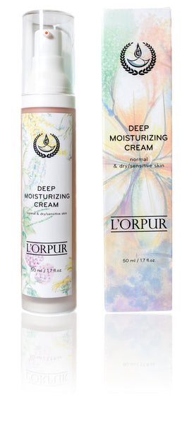 L'orpur Deep Moisturizing Cream (Normal & Dry/Sensitive Skin, 1.7oz / 50ml)
