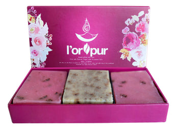 L'orpur Essential Oil Bar Soaps Gift Pack (Suitable For All Skin Types Incl. Acne, Eczema, Psoriasis, Sensitive, Rosacea)